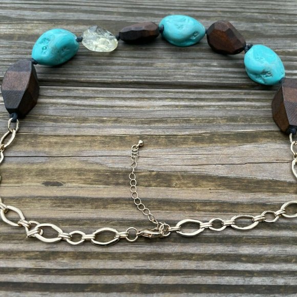 Nordstrom Women Necklace Multi Color WoodPlastic Beads Ladies Jewelry New - Picture 8 of 10